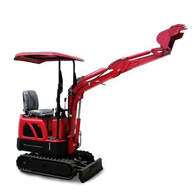 OEM Red Small Digger Diesel Engine Mini Excavators For Farm Winery Agricultural Garden Excavator