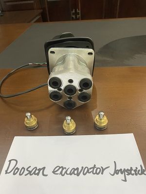 Doosan Operating Lever DX55 Excavator Joystick Handles Three Switches DX60 80