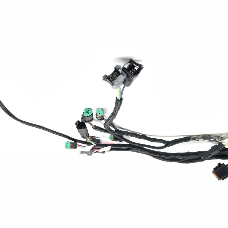 Backhoe Loader Excavator Engine To Computer Board ECU Wiring Harness Kobelco Digger